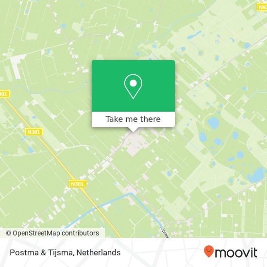 Postma & Tijsma map