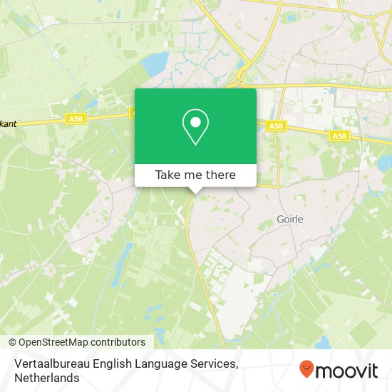 Vertaalbureau English Language Services Karte