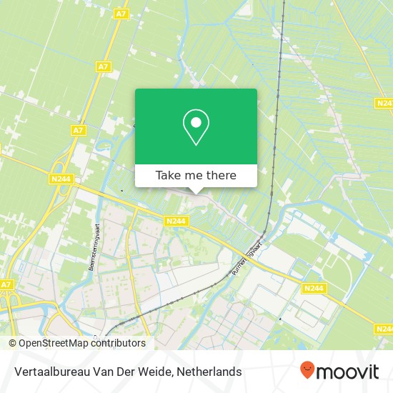 Vertaalbureau Van Der Weide map