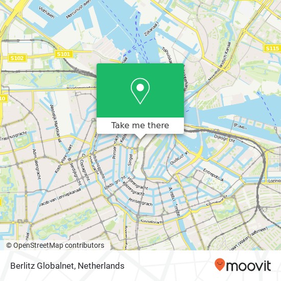 Berlitz Globalnet map