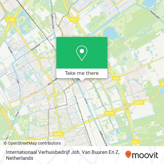 Internationaal Verhuisbedrijf Joh. Van Buuren En Z map