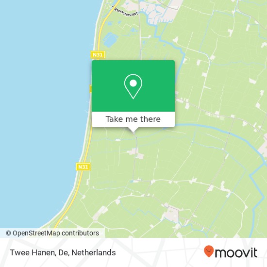 Twee Hanen, De map