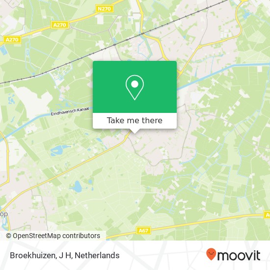 Broekhuizen, J H map