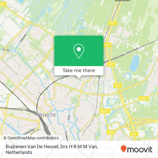 Buijtenen-Van De Heuvel, Drs H R M M Van map