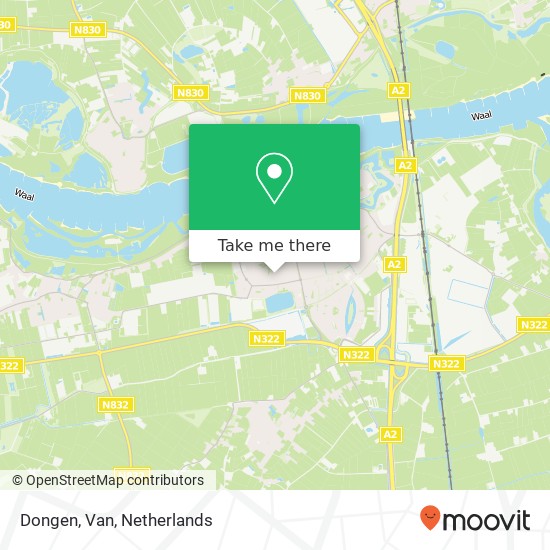 Dongen, Van map