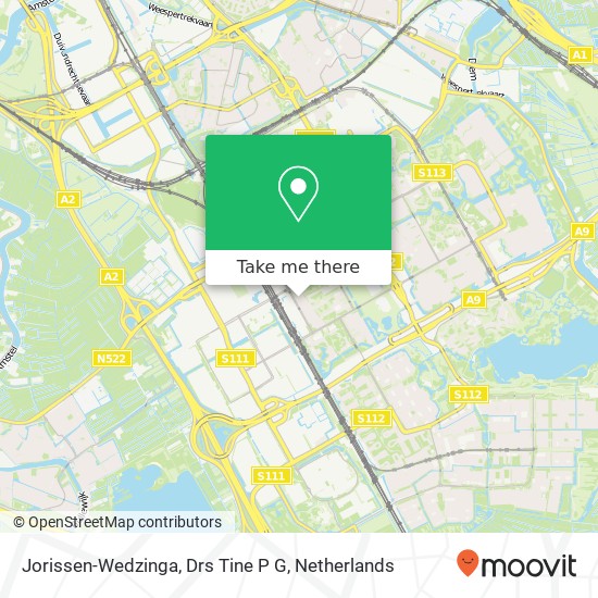 Jorissen-Wedzinga, Drs Tine P G map