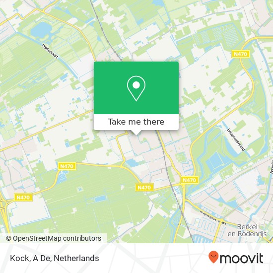 Kock, A De map