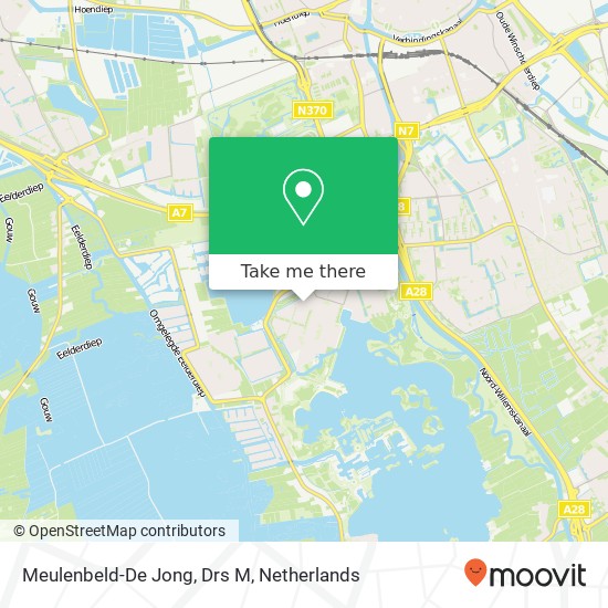 Meulenbeld-De Jong, Drs M map