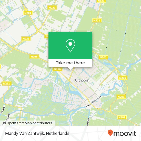 Mandy Van Zantwijk map