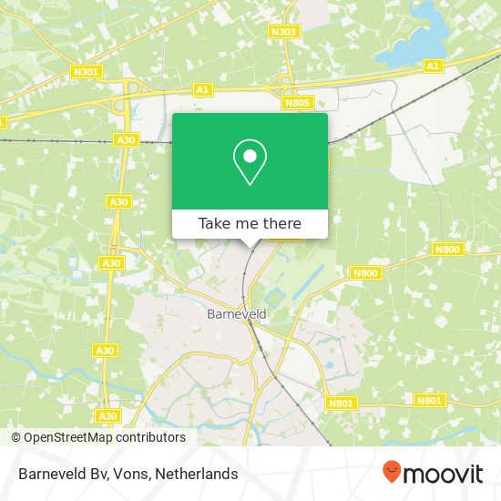 Barneveld Bv, Vons map