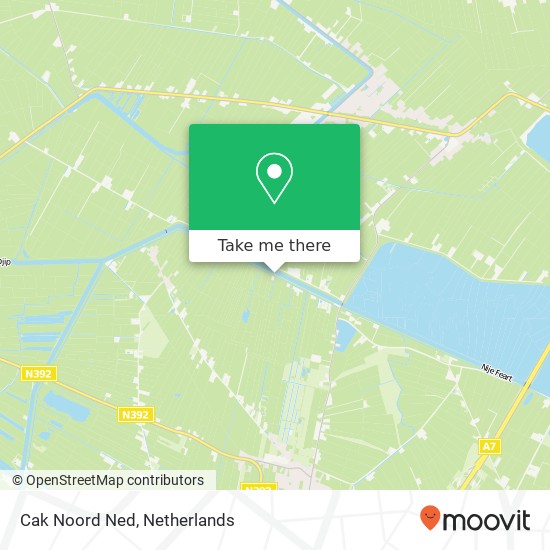 Cak Noord Ned map