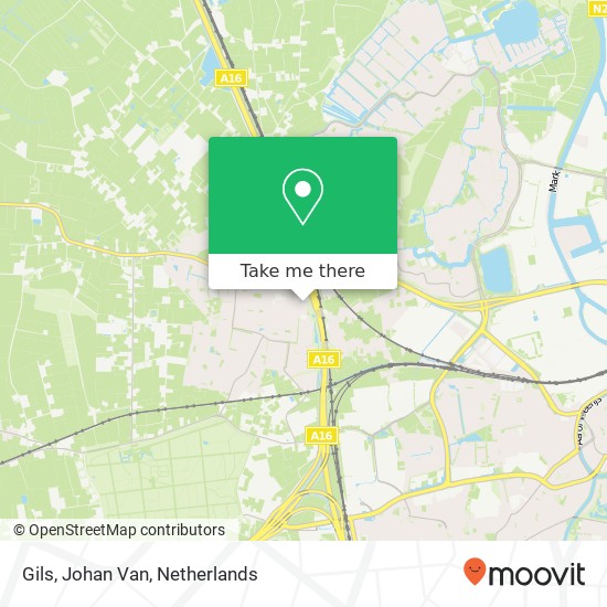 Gils, Johan Van map