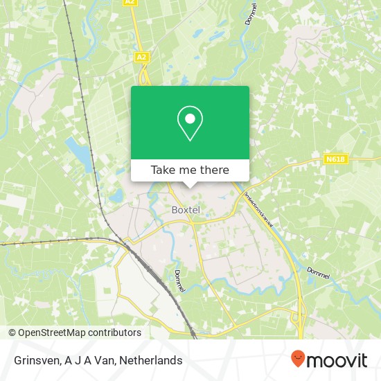 Grinsven, A J A Van map