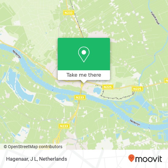 Hagenaar, J L map