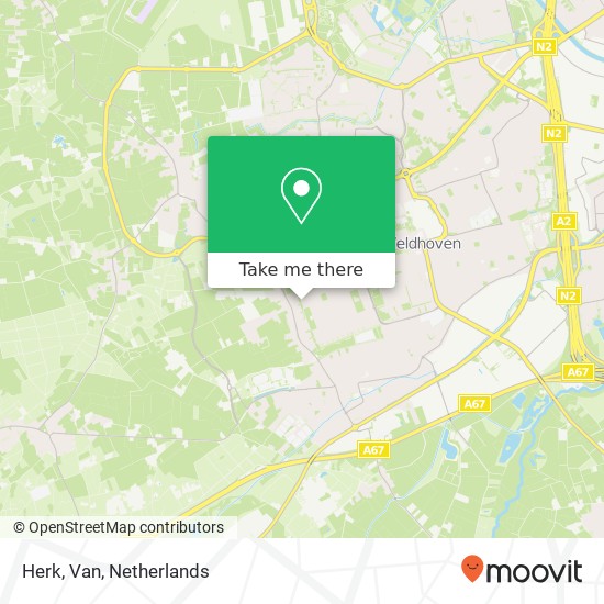 Herk, Van map