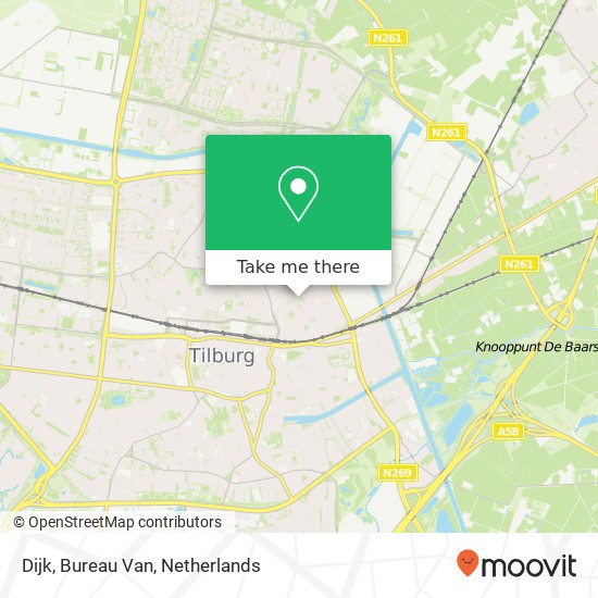 Dijk, Bureau Van map