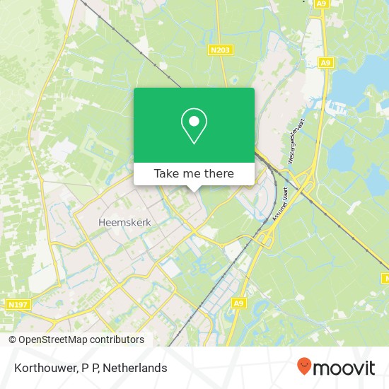 Korthouwer, P P map