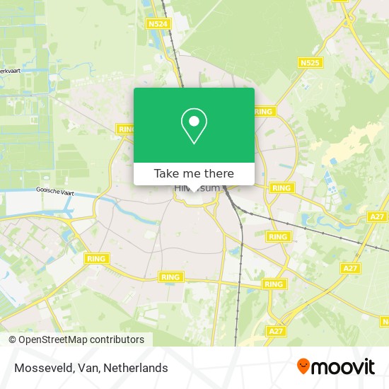 Mosseveld, Van map