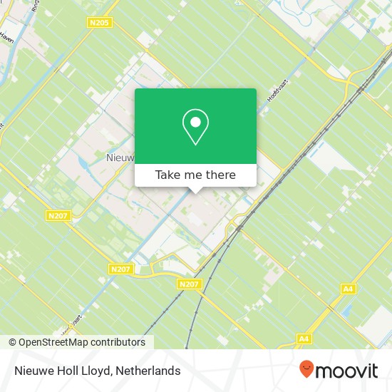 Nieuwe Holl Lloyd map