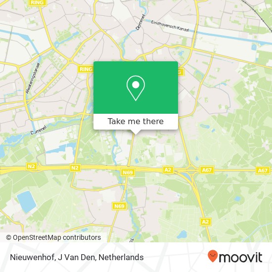 Nieuwenhof, J Van Den map