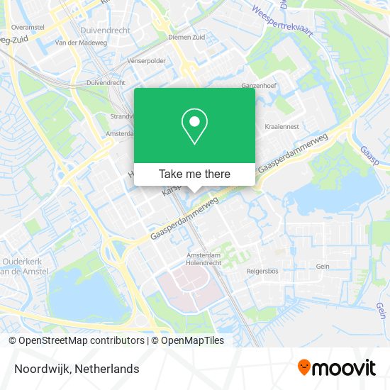 Noordwijk map