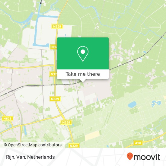 Rijn, Van map