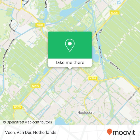 Veen, Van Der map