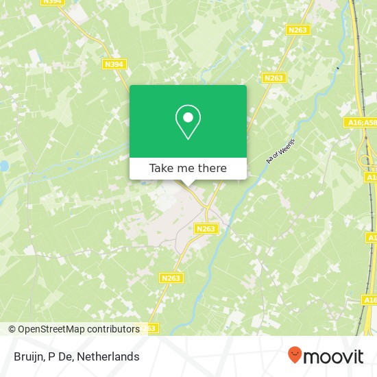 Bruijn, P De map