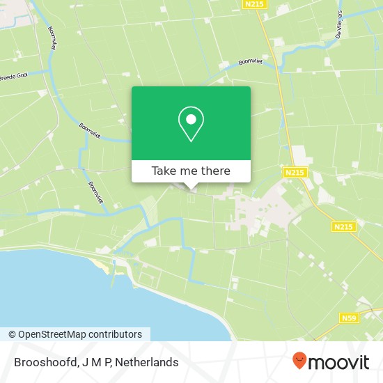 Brooshoofd, J M P map