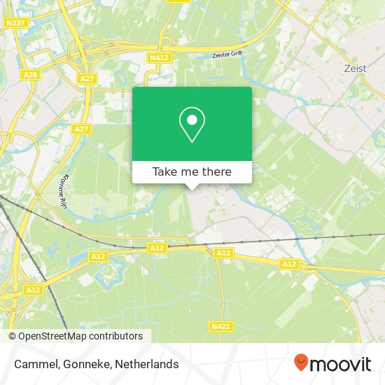 Cammel, Gonneke map