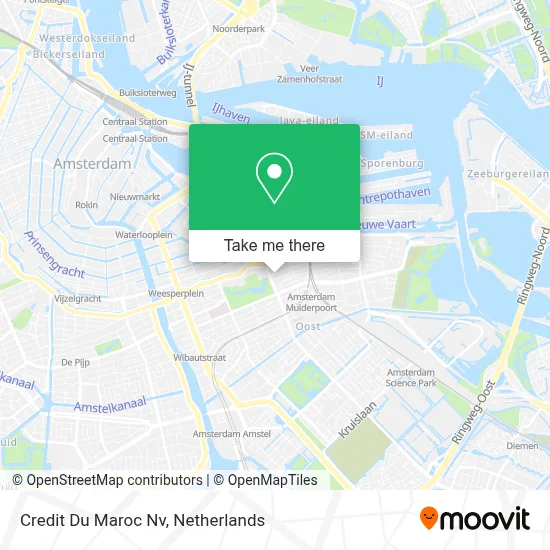 Credit Du Maroc Nv map