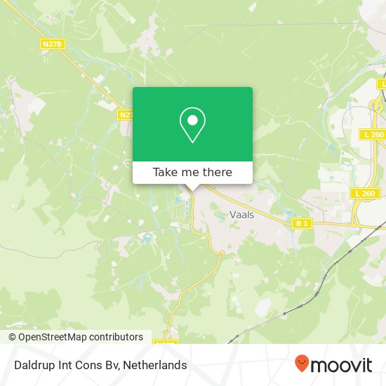 Daldrup Int Cons Bv map