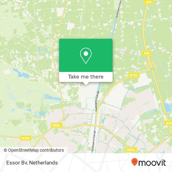 Essor Bv map