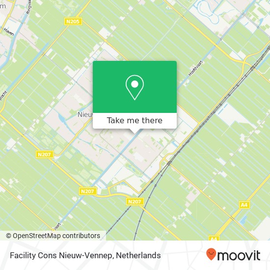 Facility Cons Nieuw-Vennep map