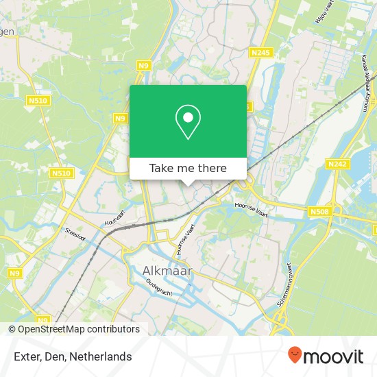 Exter, Den map