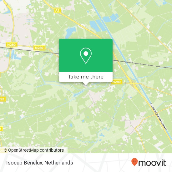 Isocup Benelux map