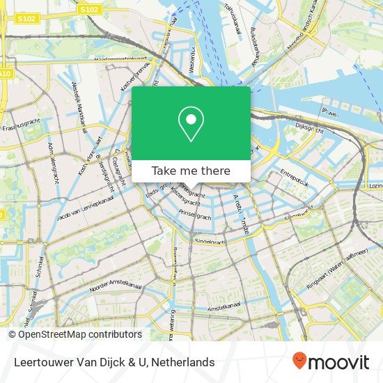 Leertouwer Van Dijck & U map