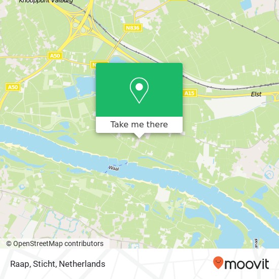 Raap, Sticht map