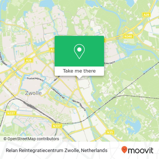 Relan Reïntegratiecentrum Zwolle map