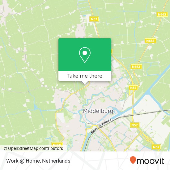 Work @ Home map