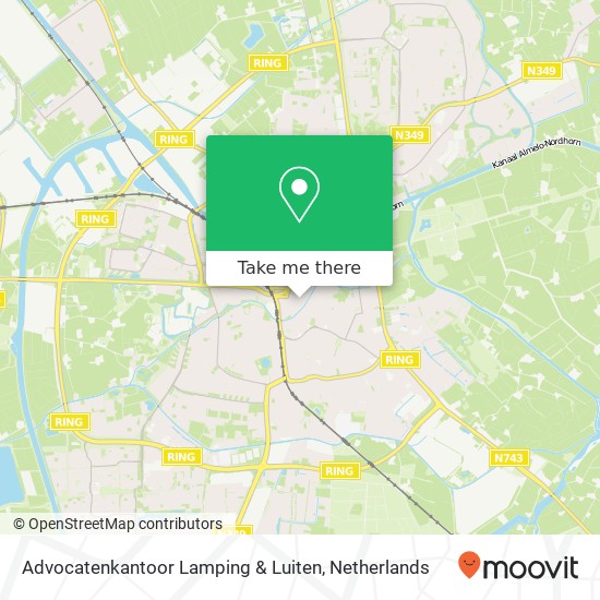Advocatenkantoor Lamping & Luiten map