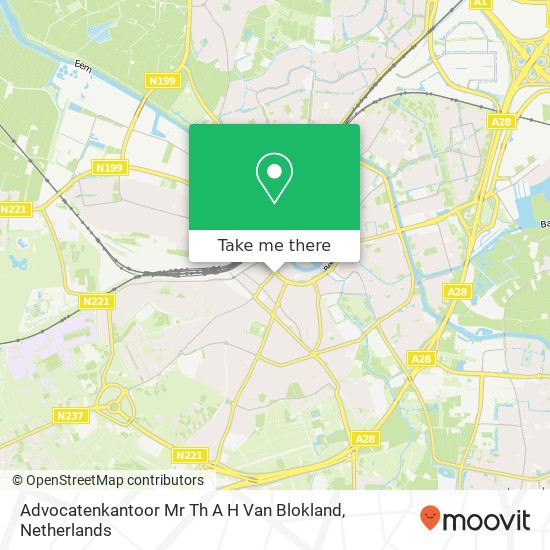 Advocatenkantoor Mr Th A H Van Blokland map