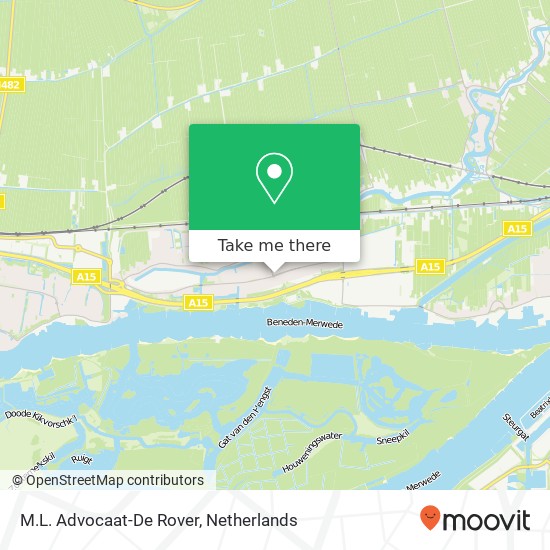 M.L. Advocaat-De Rover map