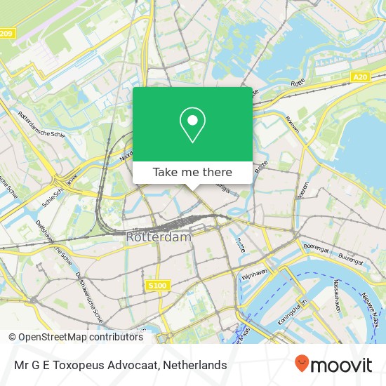 Mr G E Toxopeus Advocaat map