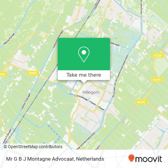 Mr G B J Montagne Advocaat map