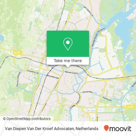 Van Diepen Van Der Kroef Advocaten Karte