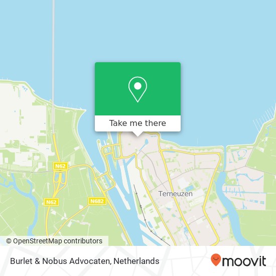 Burlet & Nobus Advocaten map