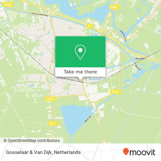 Gosselaar & Van Dijk map