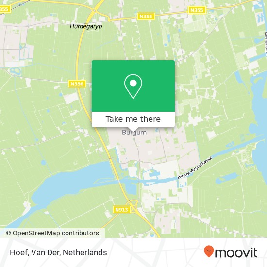 Hoef, Van Der map