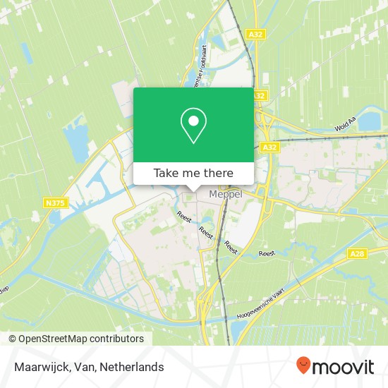 Maarwijck, Van map